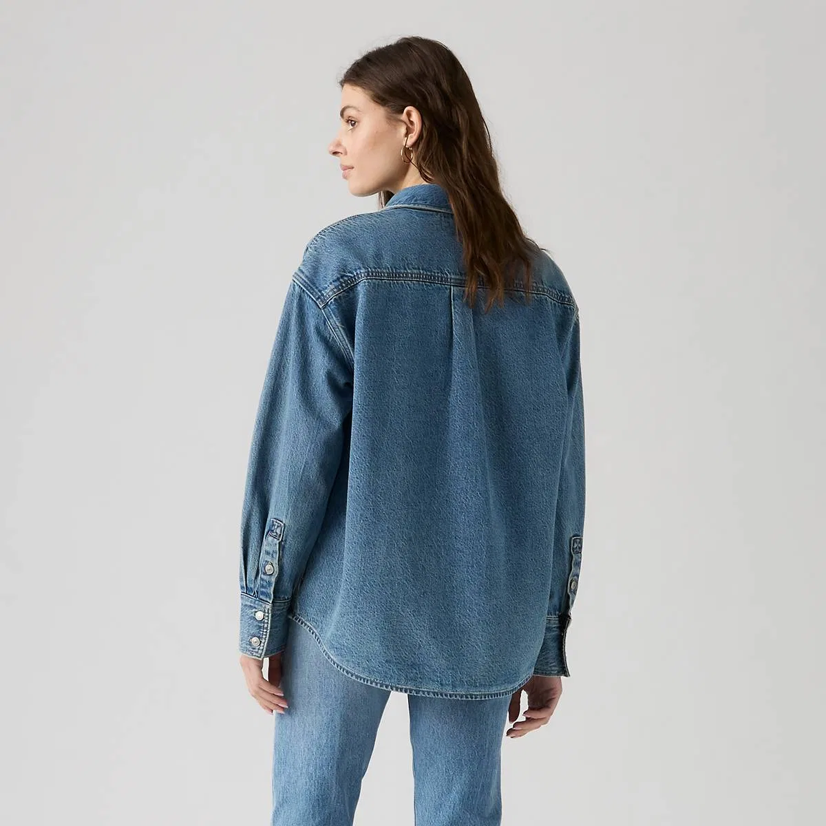 Джинсовая рубашка Jordan на пуговицах Levi's, Losing My Mind - Blue — фото 4