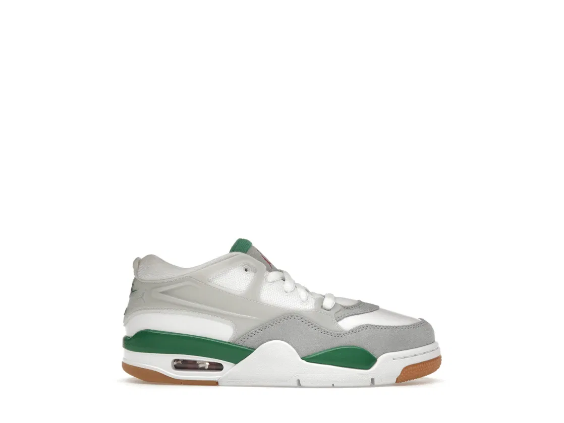 Детские кроссовки Lifestyle Jordan 4 RM Jordan, White/Pine Green/Neutral Grey/Wolf Grey/Varsity Red/Gum Dark Brown