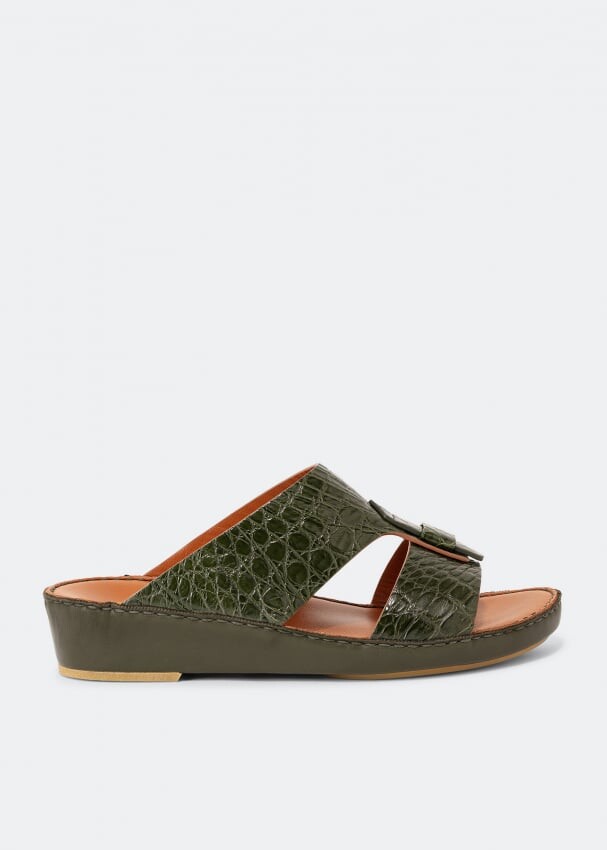 

Сандалии PRIVATE COLLECTION Fissare Crocodile, зеленый