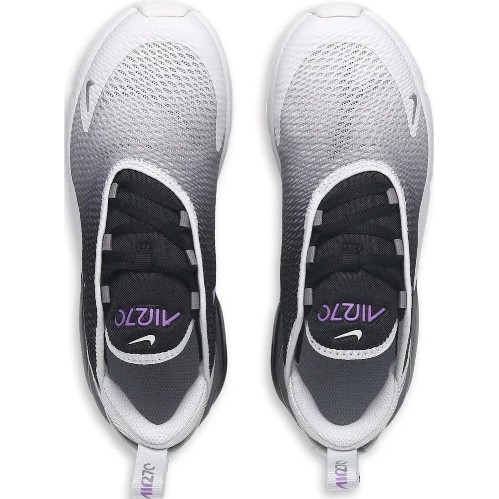 Детские кроссовки Air Max 270 Nike, Grey/Black/Purple — фото 4