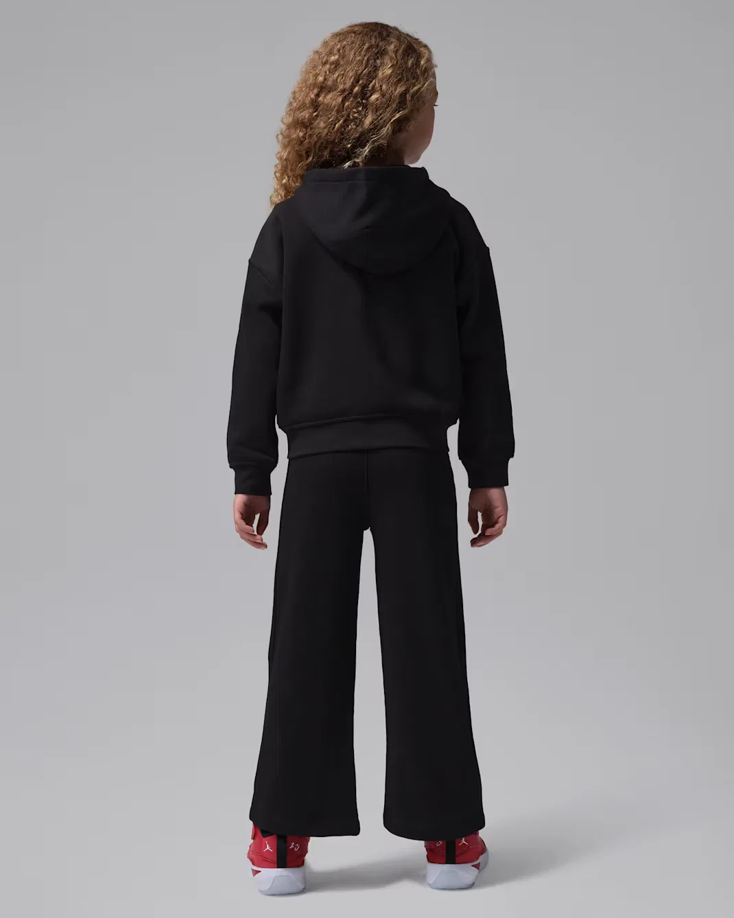 Комплект Jordan Brooklyn Fleece из двух предметов (худи на молнии и брюки) для детей младшего возраста, Black — фото 2
