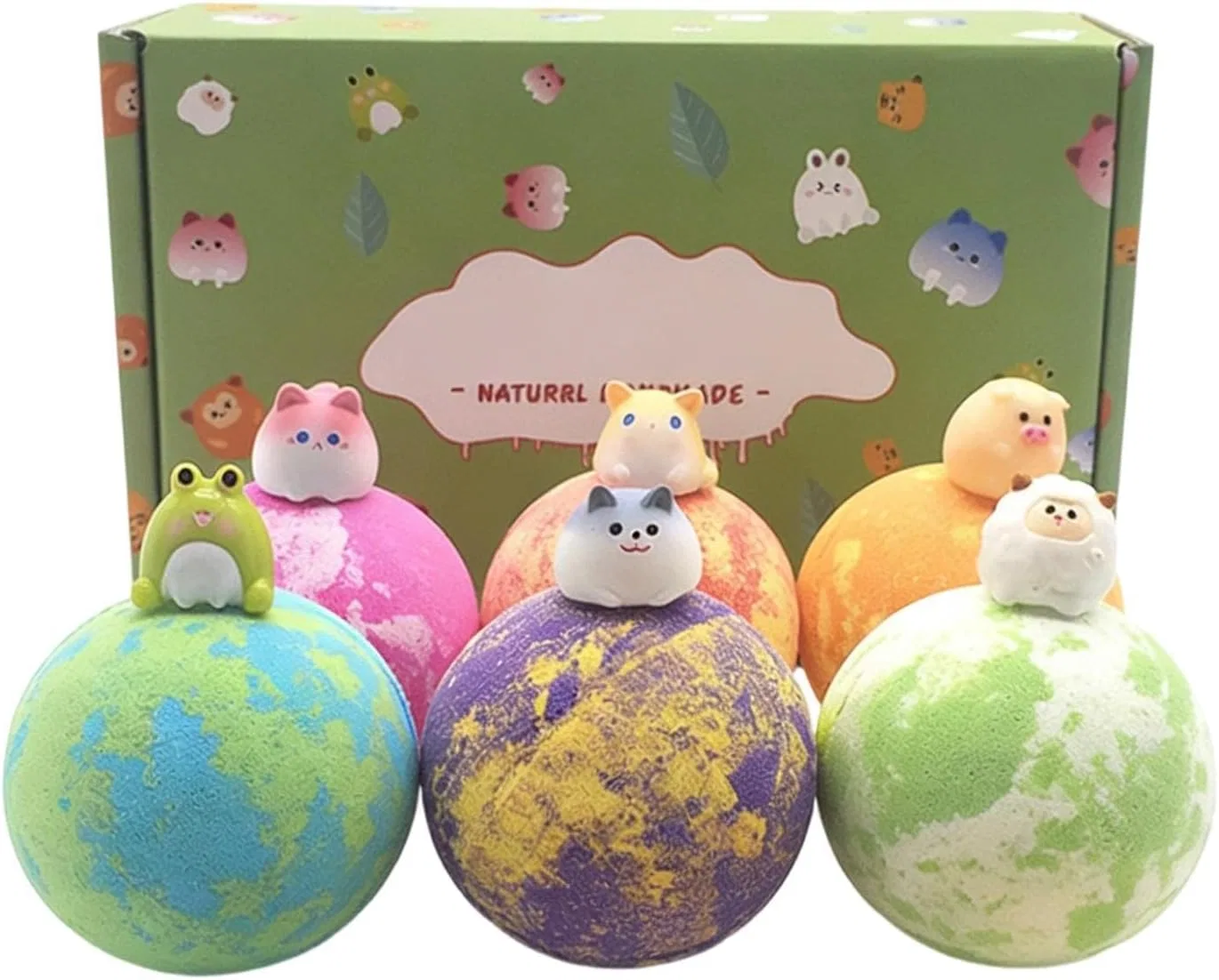 Бомбочки для ванны с сюрпризом Aizuoni, 6 шт, Ein Anzug