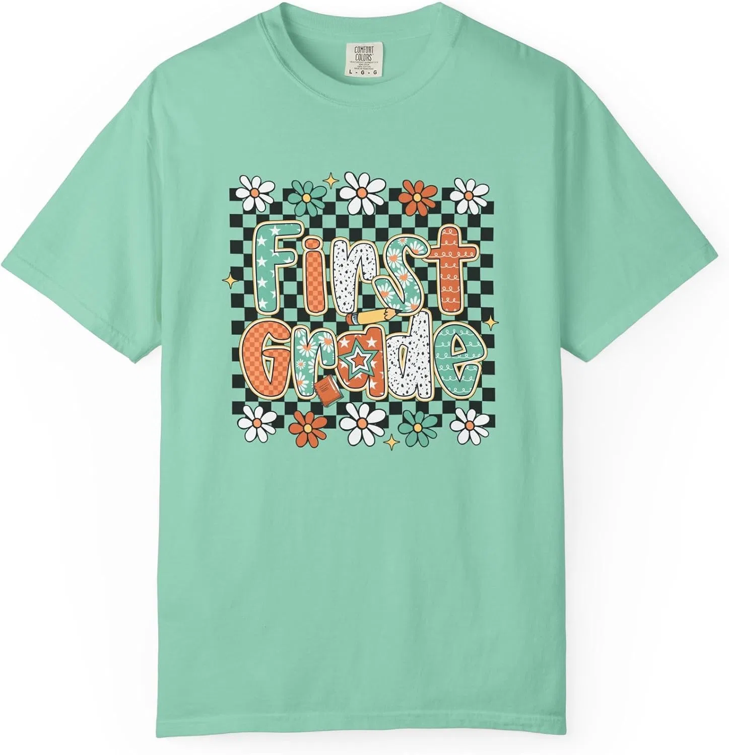 Футболка унисекс оверсайз Comfort Colors 1717, Island Reef