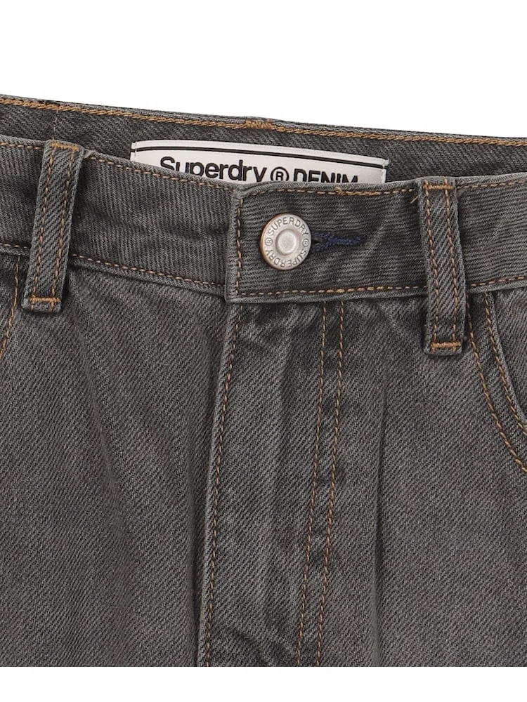 Юбка джинсовая длинная Carpenter SUPERDRY, Black — фото 4
