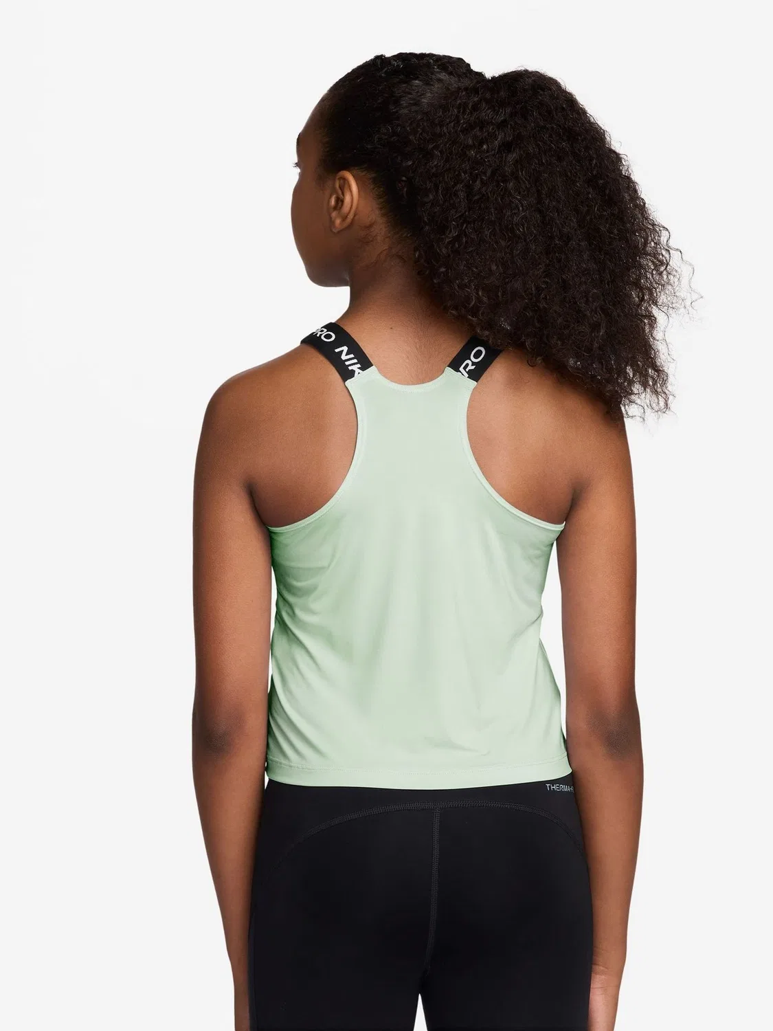 Топ Nike Pro Dri-FIT, Barely Green — фото 2