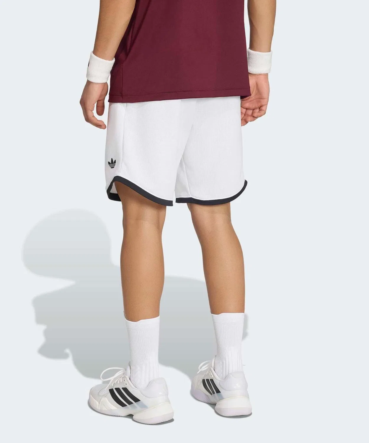 Мужские шорты с принтом Tennis Classics Adidas, Белый — фото 2