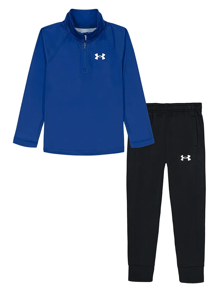 Спортивный костюм детский с логотипом Under Armour, черный