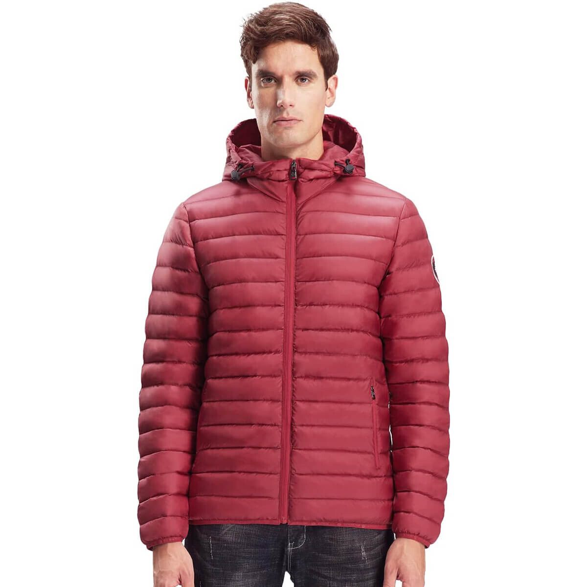 

Куртка Extreme Pop Mens Hooded Goose, темно-красный