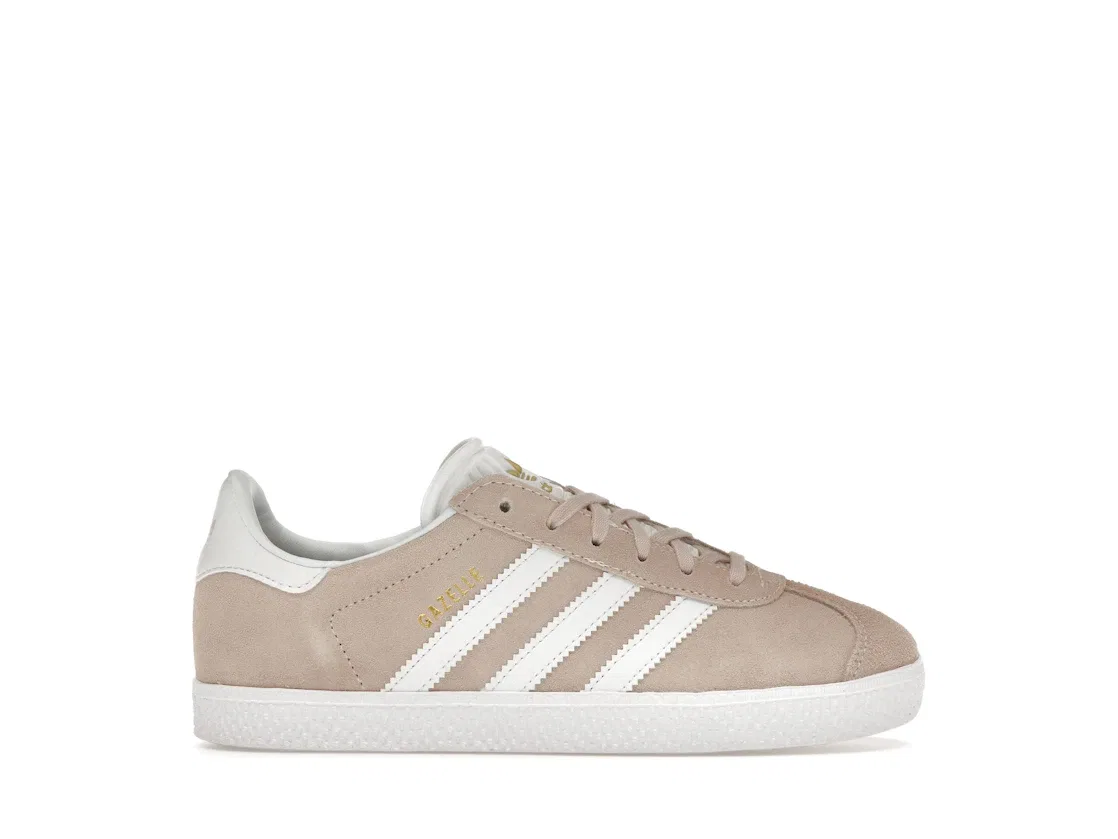 Детские кроссовки для мальчиков и девочек с низким профилем Adidas Gazelle Adidas, Pink Tint/Cloud White/Cloud White