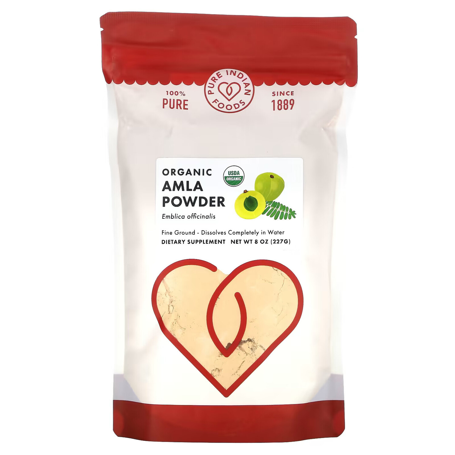 

Pure Indian Foods, органический порошок из амлы, 227 г (8 унций)