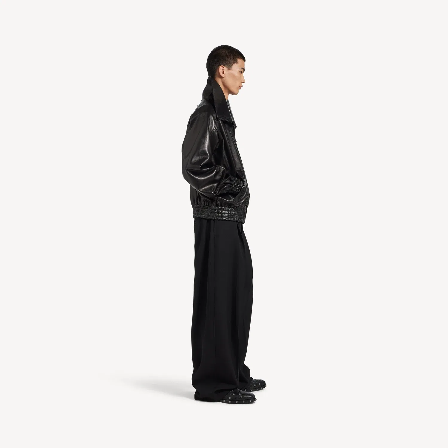 Мужские брюки-карго Relaxed Curve черного цвета Balenciaga, черный — фото 3