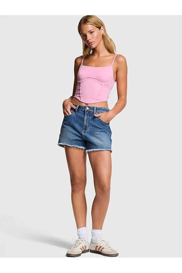 Женское бюстье на тонких бретелях Victoria'S Secret, Moonstone Pink — фото 2