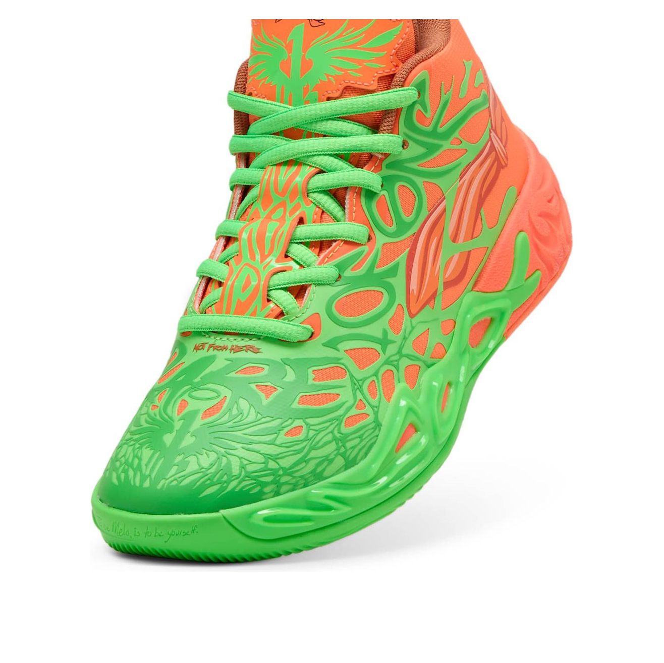 (GS) Puma x Teenage Mutant Ninja Turtles LaMelo Ball MB.04 'Leonardo & Michelangelo' — фото 3