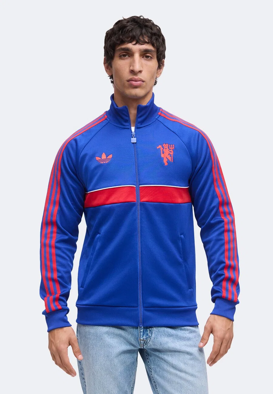 Тренировочная куртка ADIDAS PERFORMANCE 'Manchester United' в королевском синем цвете — фото 2