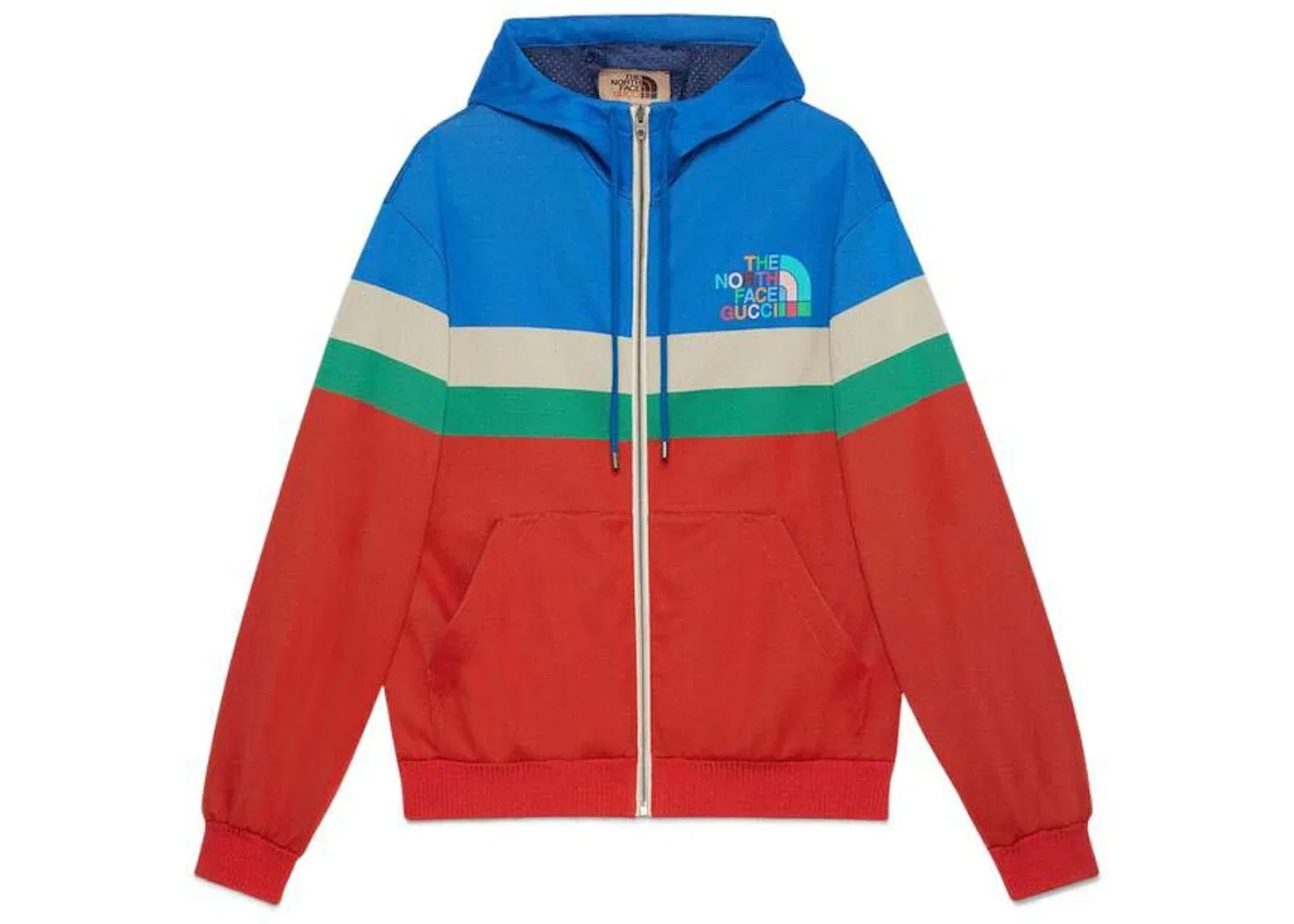Мужская куртка с капюшоном Gucci x The North Face, Multi