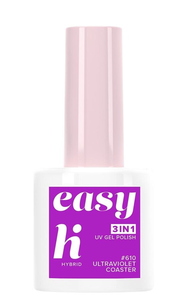 

Hi Hybrid Easy 3w1 гибридный лак для ногтей, 610 Ultraviolet Coaster