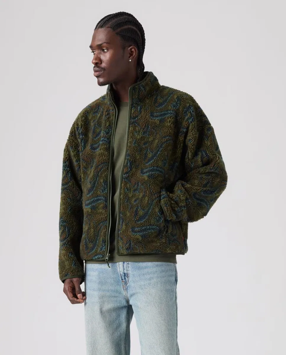 Мужская куртка, Borreguito, Levi's, зеленый
