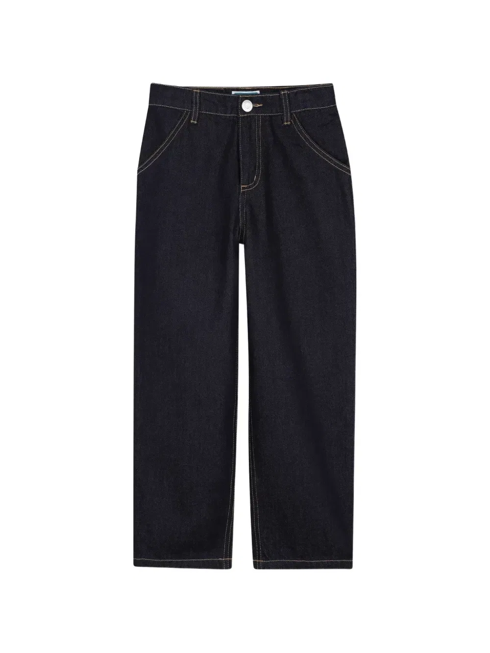 Джинсы с контрастными карманами Kenzo Kids, синий