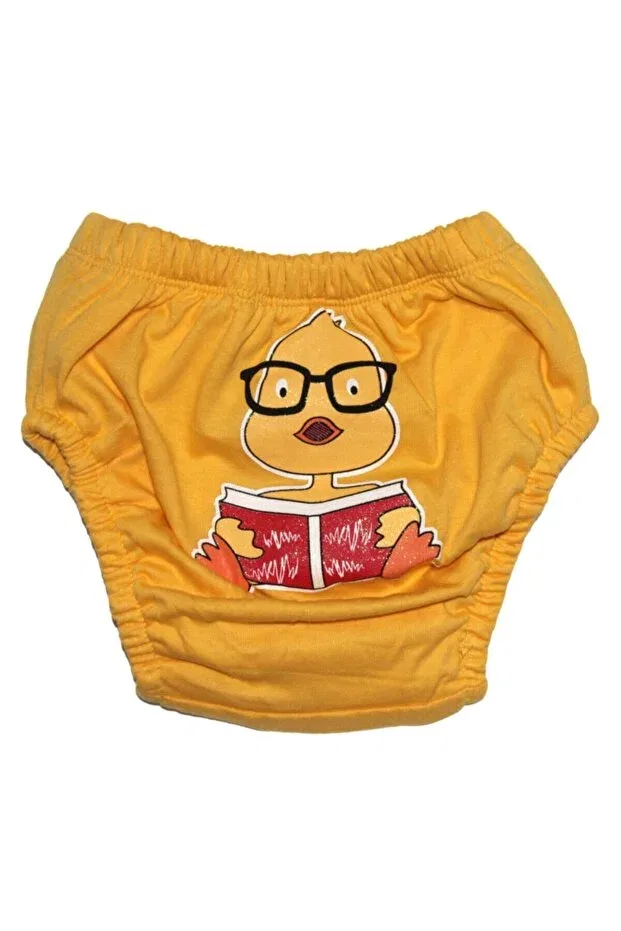 Детские трусы для мальчиков хлопковые 3-штучный набор Little Birds Themed Bejamonti Chocolate Baby Kids, Colored — фото 3