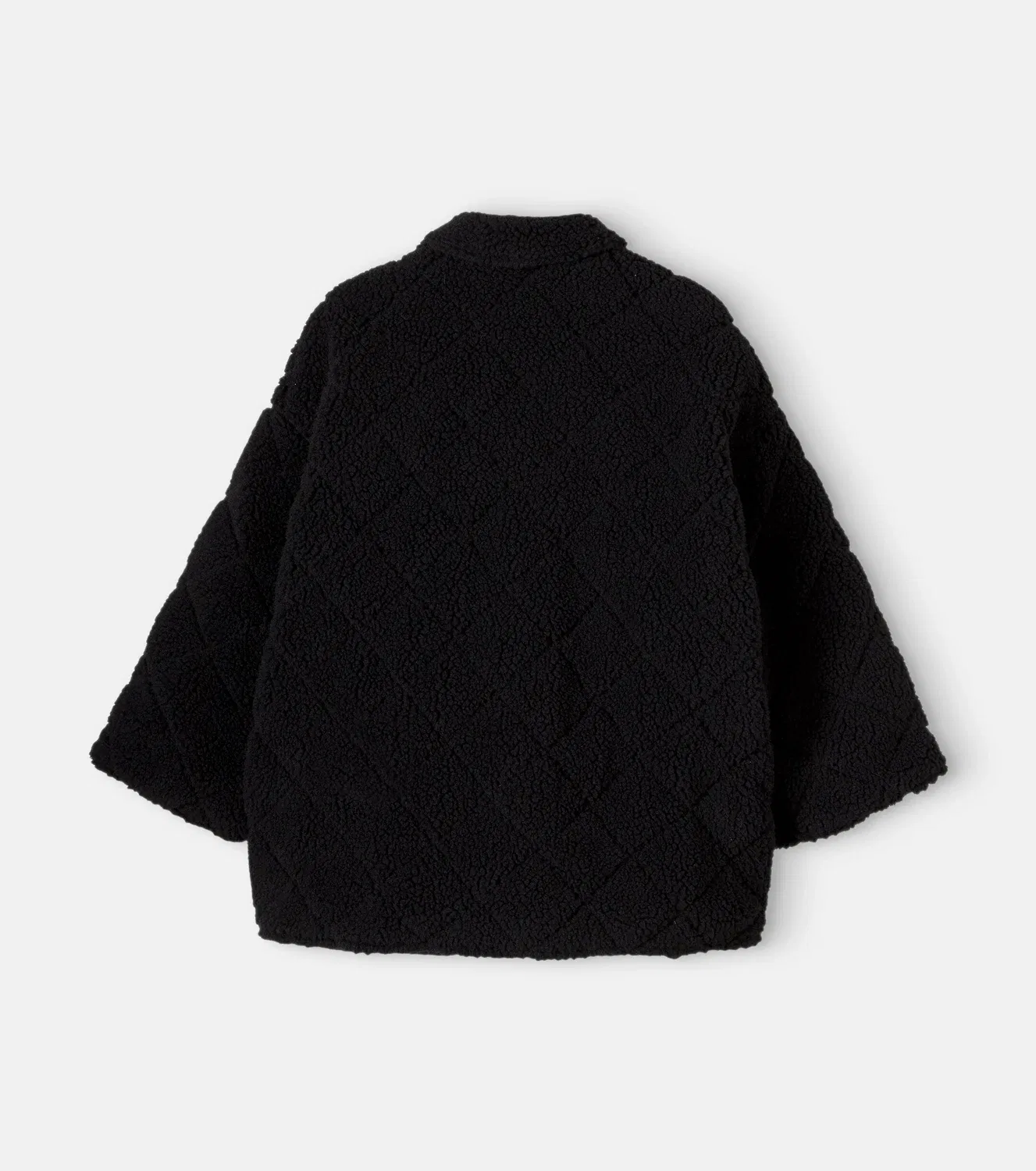 Стеганая куртка-мишка Stella Mccartney Kids, черный — фото 3