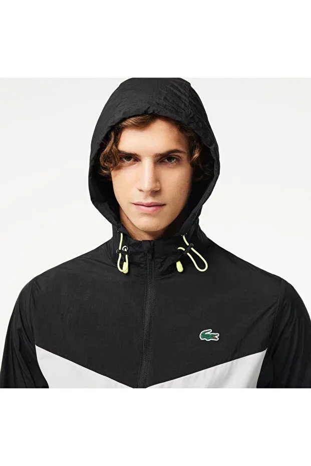 Мужское пуховое пальто с капюшоном Lacoste, Miz-Colored — фото 2