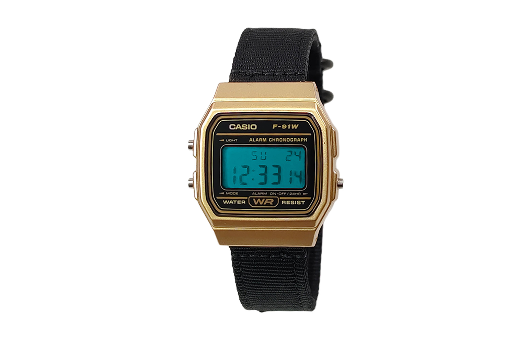 

CASIO Часы Retrofit Series Quartz Movement Nylon Strap Watch Men's Watch Black Dial
