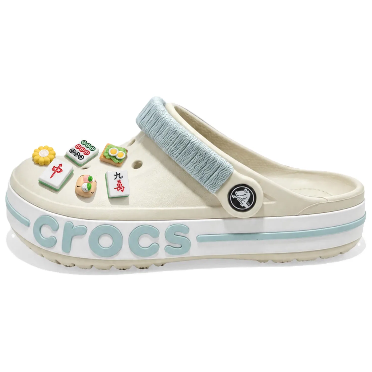 Детские сабо Bayaband Crocs, Ecru — фото 3