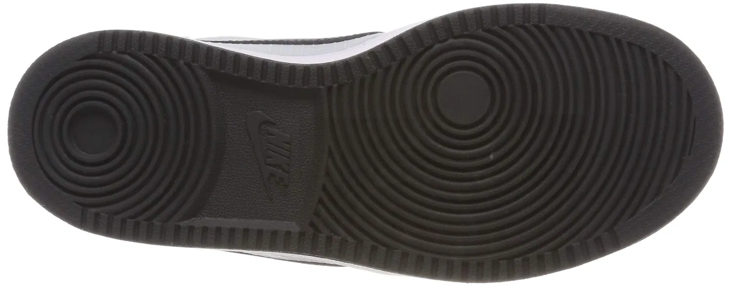Детские баскетбольные кроссовки с высоким берцем Court Borough Mid NIKE, Grey Cool Grey Anthracite Pure Platinum — фото 4