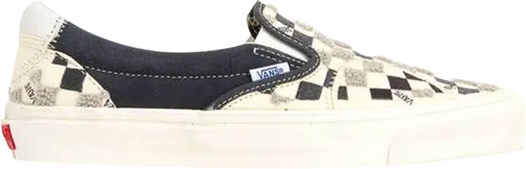 

Кеды Vans Classic Slip-On LX Bricolage Pack - Ebony, белый