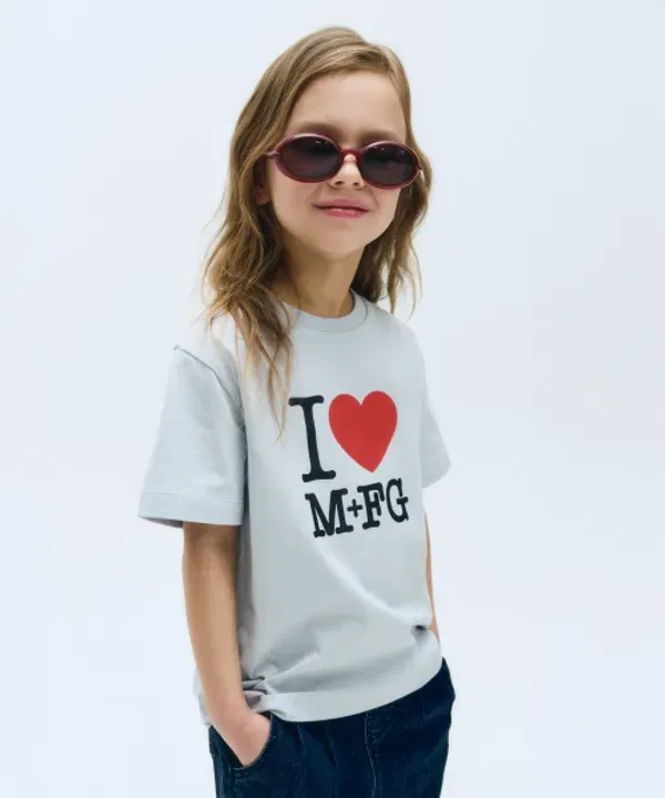 Футболка с коротким рукавом, Kids I Love, Marithé, голубой