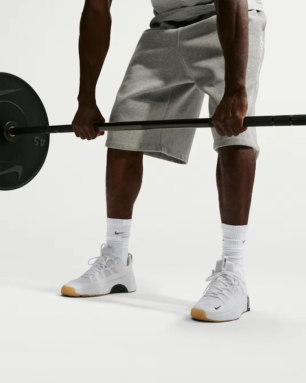 Носки средней высоты (1 пара) Nike Everyday Elevated, White/Photon Dust/Light Smoke Grey/Smoke Grey — фото 4