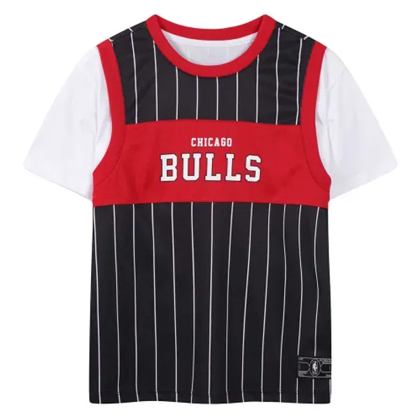 Футболка с длинным рукавом, слойная, Nba Kids, красная — фото 2