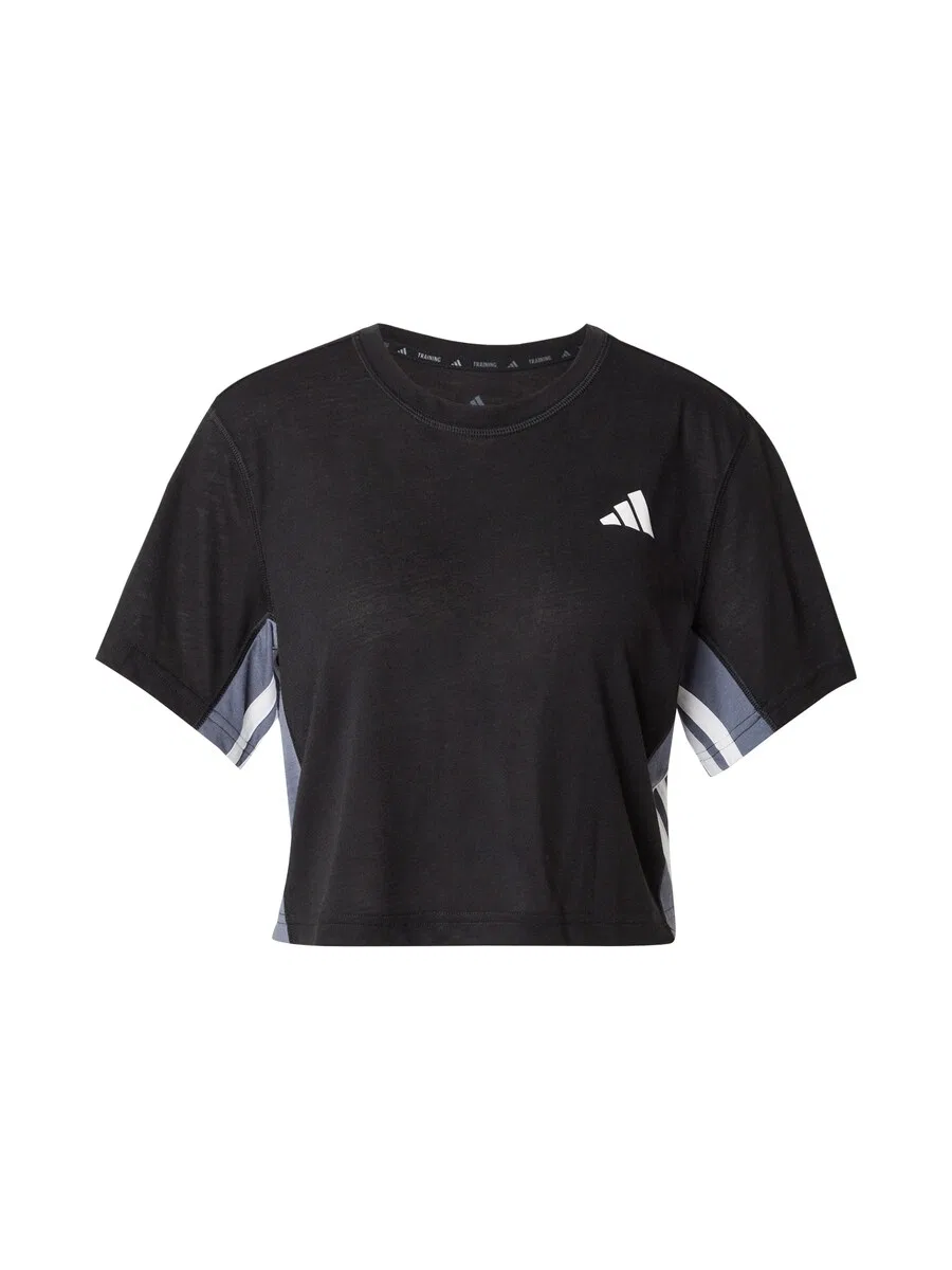 Спортивная футболка ADIDAS PERFORMANCE Performance Shirt 'Essential' черного цвета