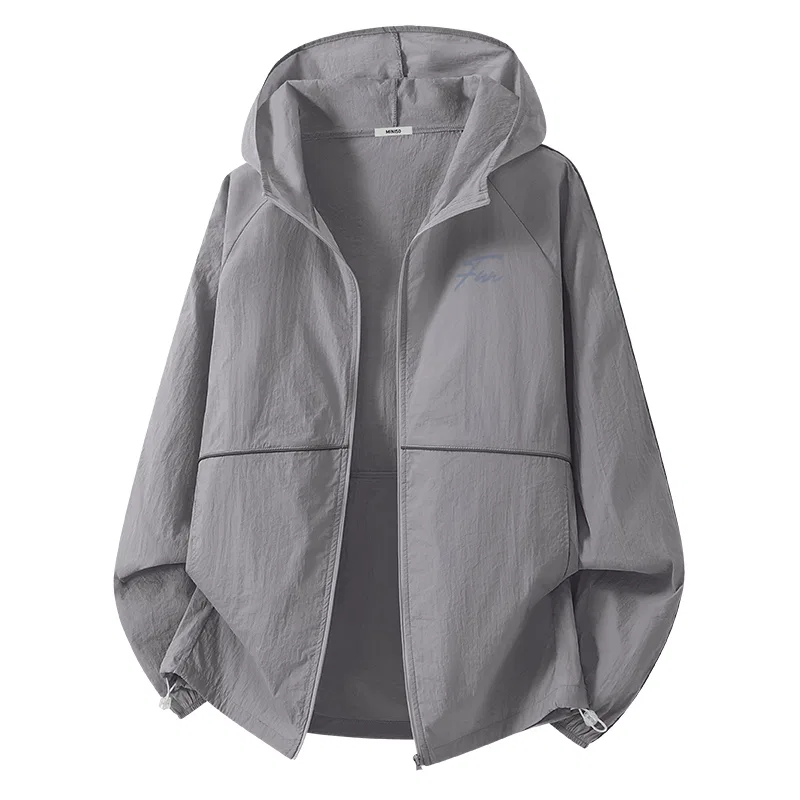 Детская ветровка с защитой от солнце MINISO, White (B Changyi Signature Chest Logo) — фото 4