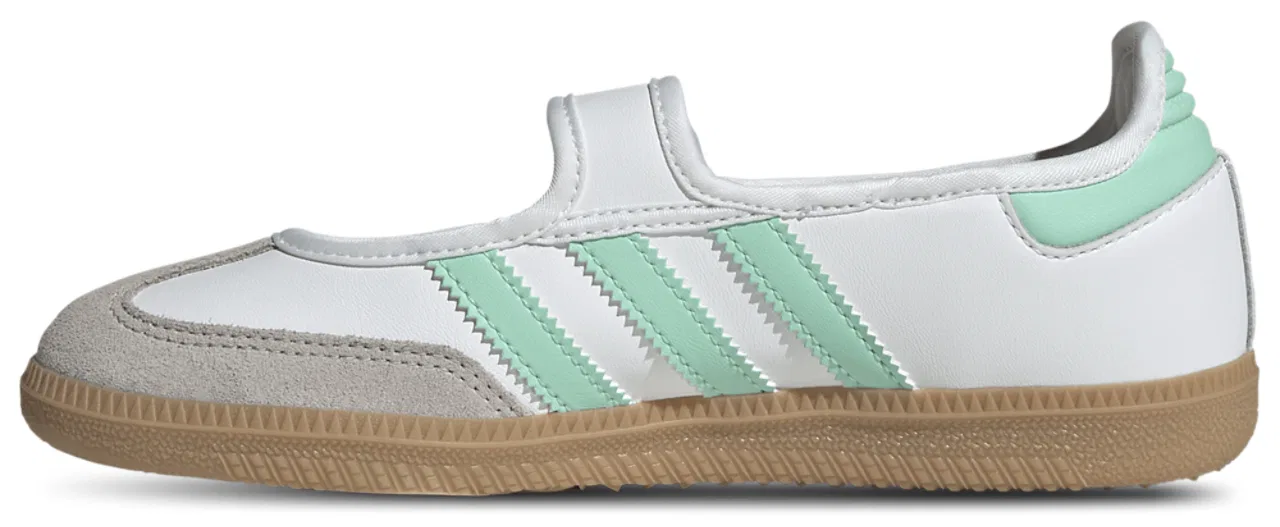 Кроссовки для девочек Samba Jane Adidas, цвет Easy Green/Ftwr White — фото 2