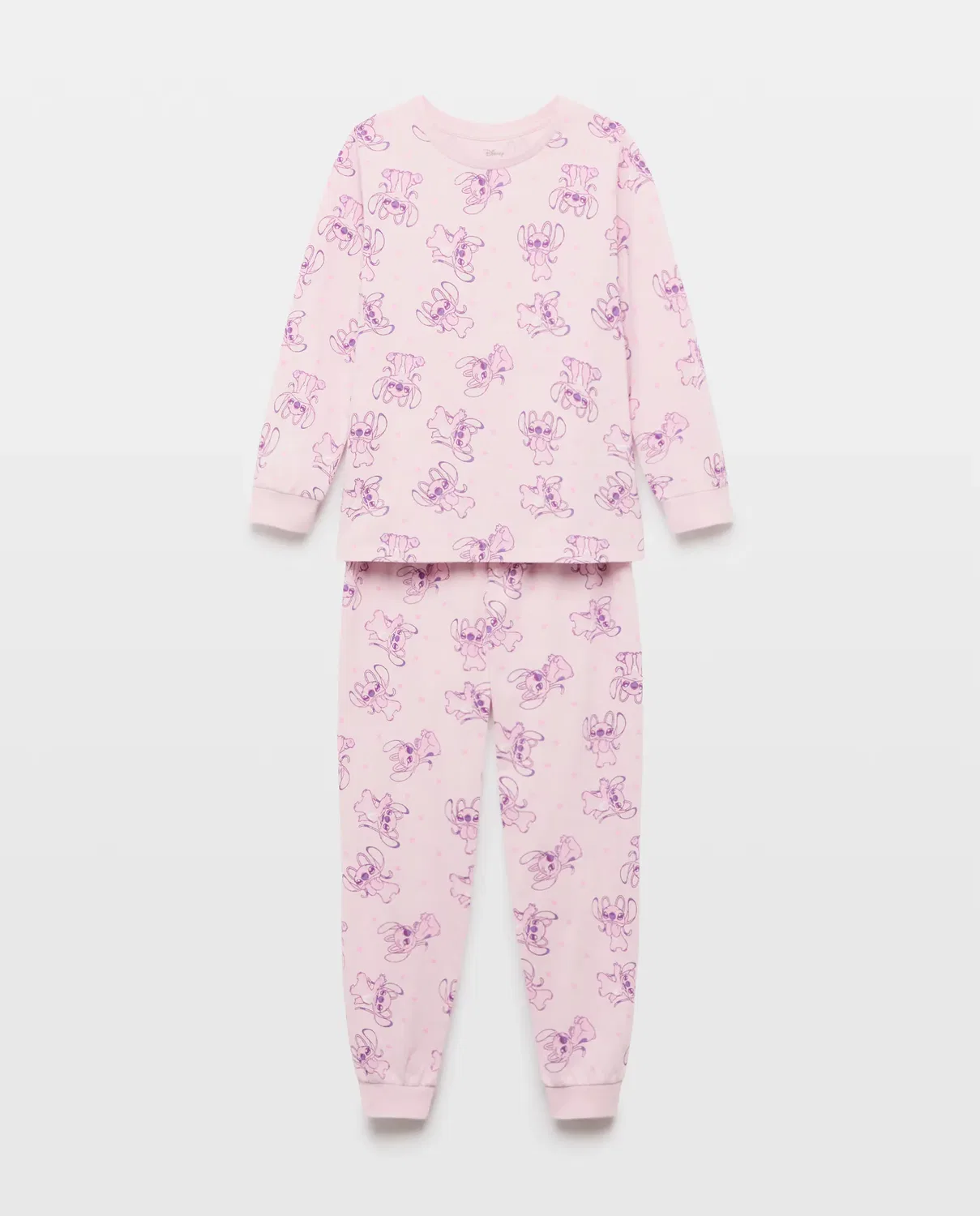 Детская пижама для девочек хлопковая Lilo Angel Cotton Juice, Rosa — фото 4