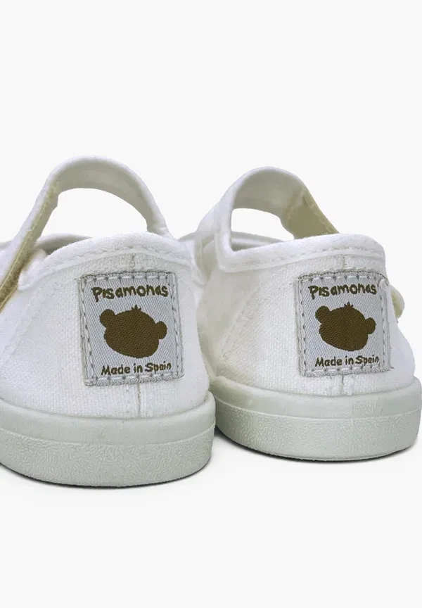 Туфли на липучке Baby shoes Pisamonas, White, белый — фото 4