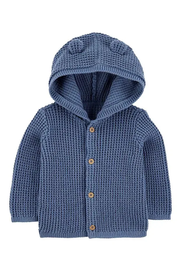 Детский кардиган с длинным рукавом хлопковый Carter'S, Blue