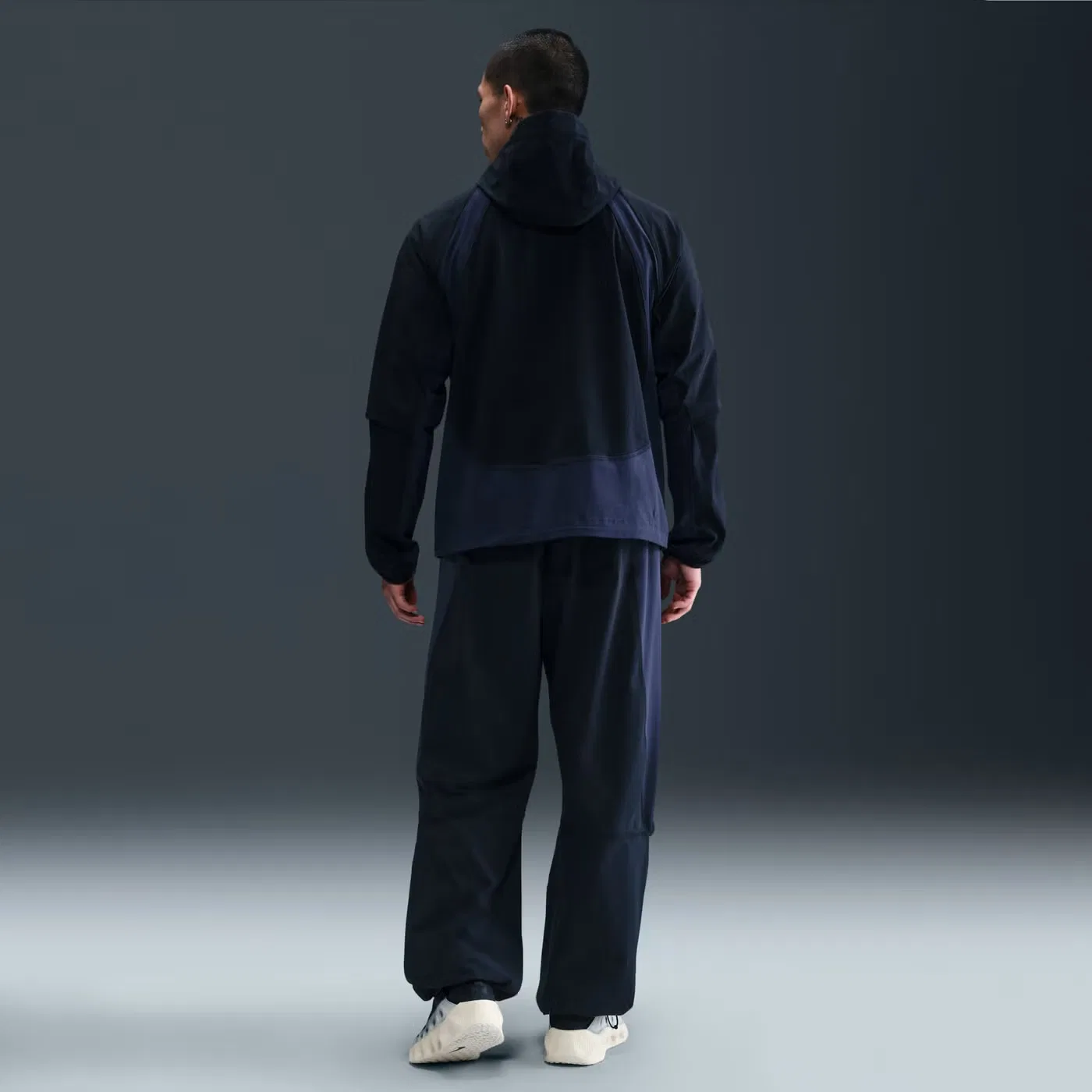 Куртка свободного кроя с цветными блоками Tech Nike, черный обсидиан — фото 3