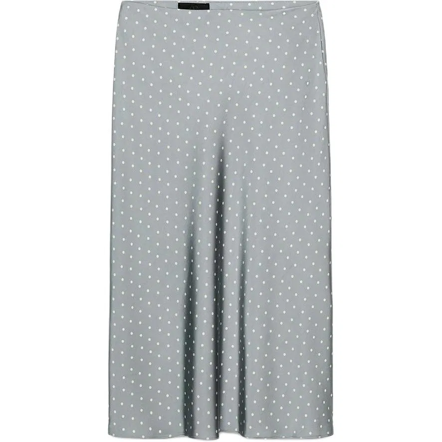Женская длинная юбка Casual с принтом Blue/White, ZARA, Blue/White