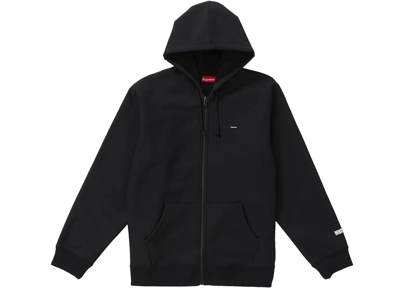 Мужская худи с капюшоном на молнии WINDSTOPPER Supreme, Black