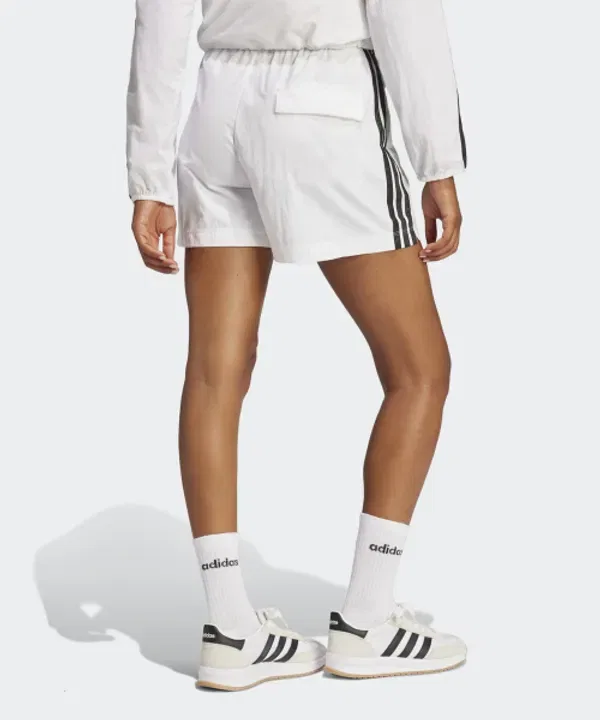 Шорты спортивные с тремя полосками, lifestyle, Adidas, белый, черный — фото 2