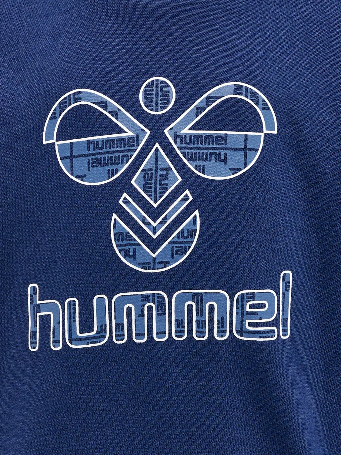 Детский свитшот с длинным рукавом HmlLime Hummel, Blau / Atlantikblau — фото 3
