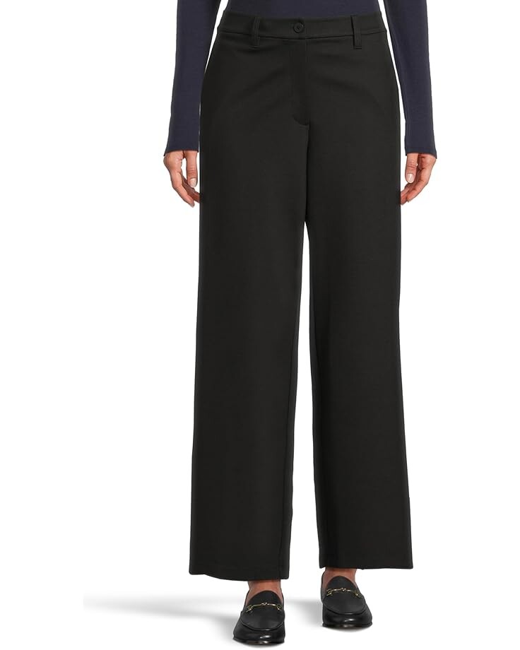 

Брюки Eileen Fisher Wide Full-Length Trousers, черный