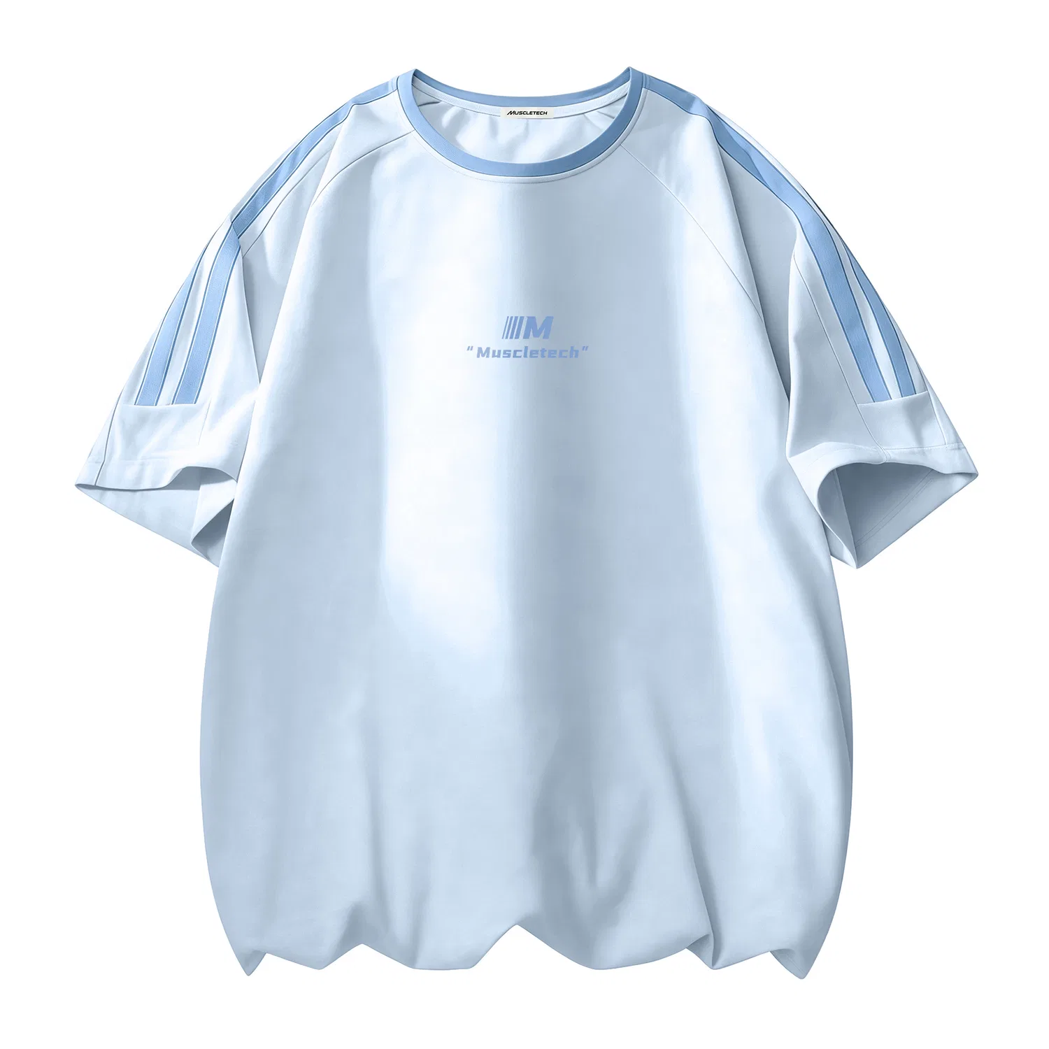 Детская футболка унисекс с круглым вырезом Light Blue MUSCLETECH