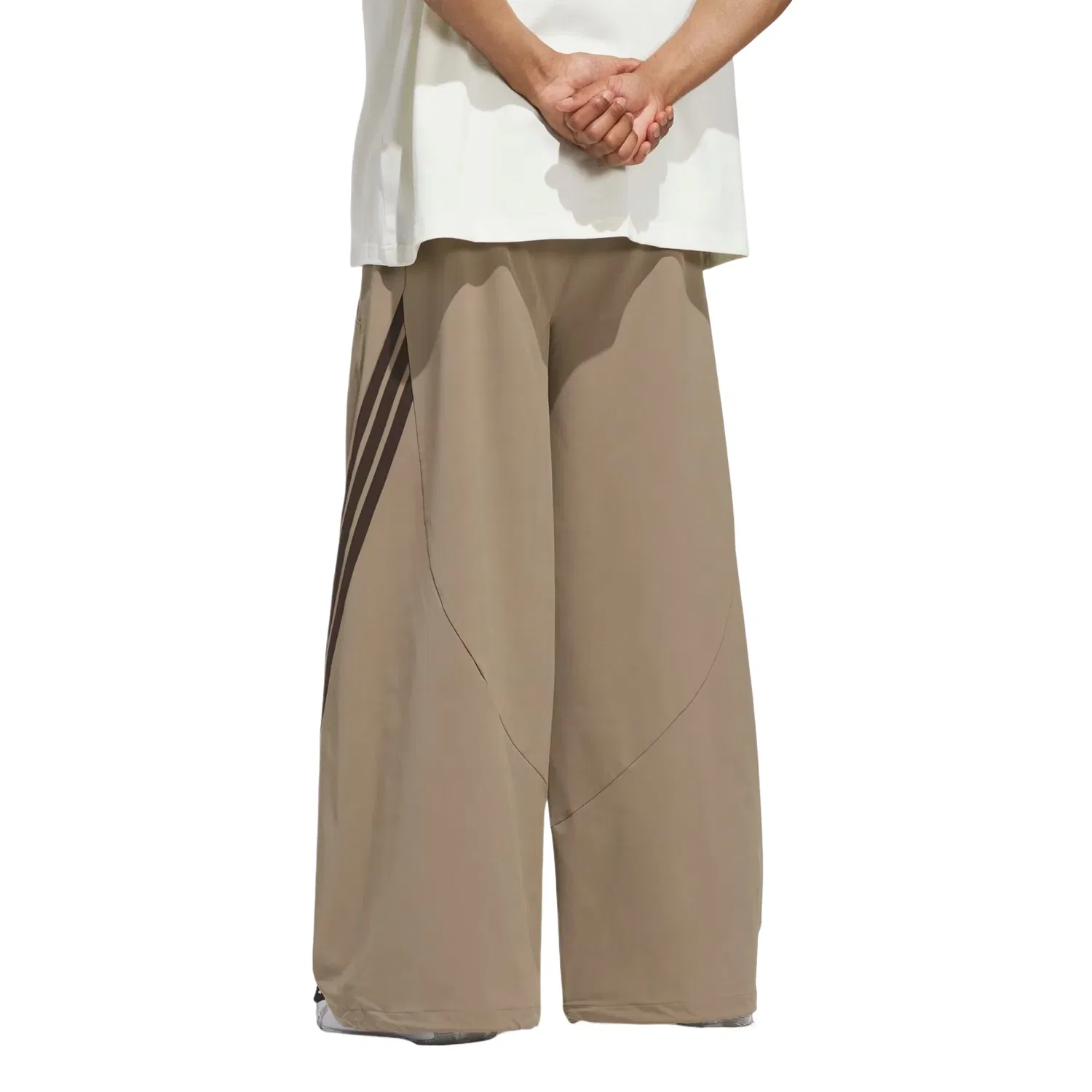 Мужские брюки для баскетбола Woven Pant Asia Sizing 'Khaki Six' adidas, Khaki Six — фото 2