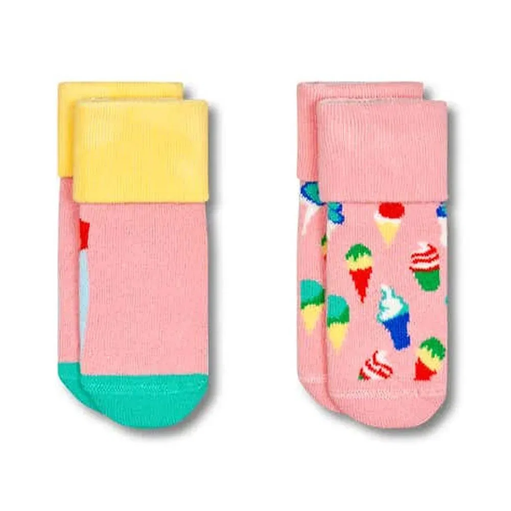 Набор носков Ice Cream Terry Happy Socks, розовый