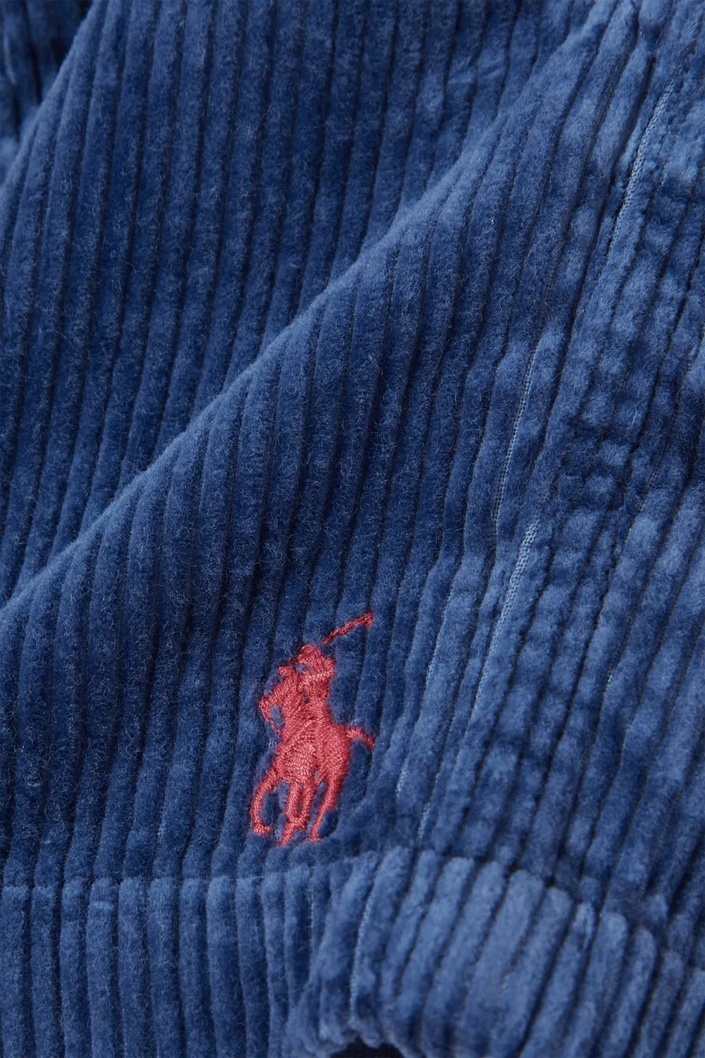 Шорты на кулиске хлопковые Polo Ralph Lauren, синий — фото 4