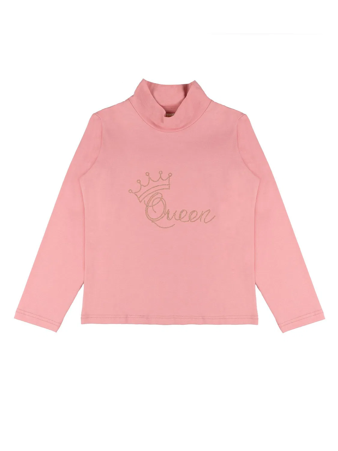 Детский лонгслив с высоким воротником Leone 1947 Apparel, Роза / Quarzrosa