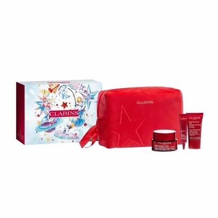 Набор для ухода за зрелой кожей Clarins Super Restorative, 4 предмета